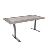 Classic Home Scottsdale 65" Power Adjustable Desk Gray Base Model 51005285